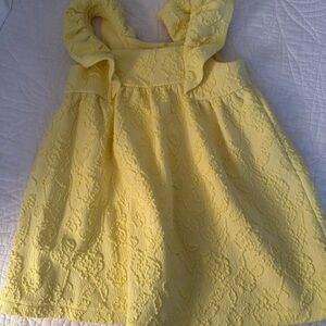 Janie and Jack Yellow Lace Dress
